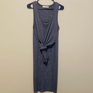 Urban Outfitters Gray/Blue Long Top w/ High Slits